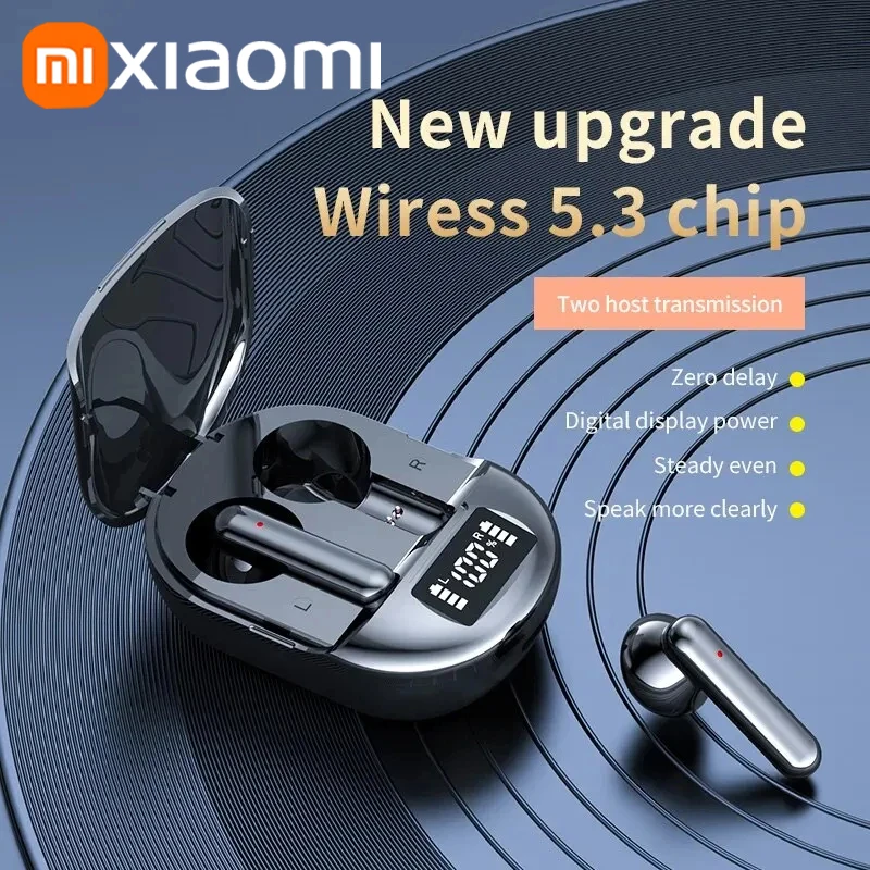 Xiaomi K40 Wireless Bluetooth Tws Digital Display Low Latency Stereo In Ear Sports Bluetooth Earphones For Entertainment Games