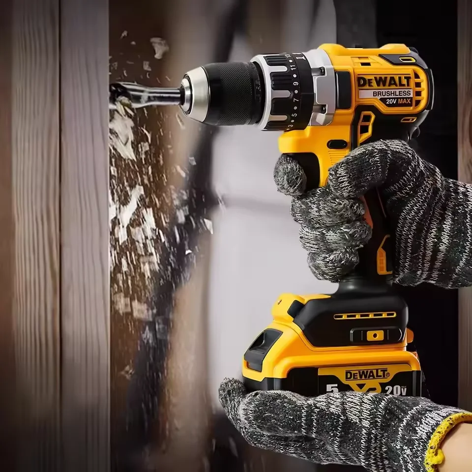 DEWALT Trapano a batteria DCD796 20V Utensile elettrico Trapano a percussione senza spazzole Cacciavite elettrico a batteria, Utensile elettrico domestico fai da te