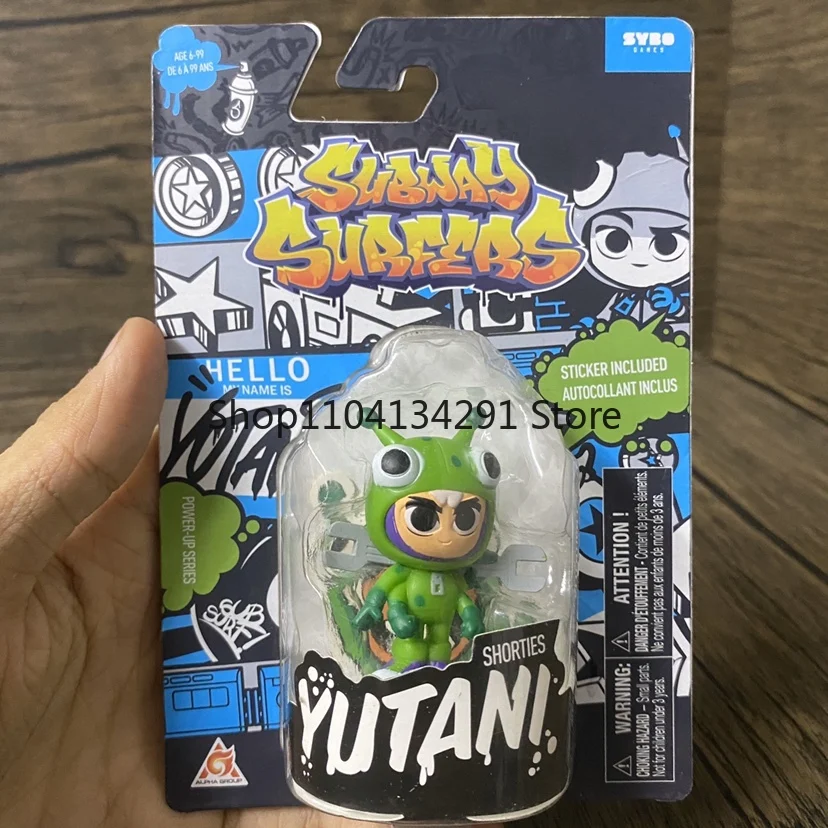 Figura Original de surfistas del metro, modelo de Graffiti a la moda para chico, monopatín, bonito adorno de escritorio, estatuilla de coche, regalo para niños