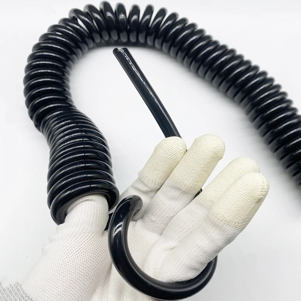 21 Core Spring Spiral Wire Coiled Line for CNC Handheld Encoder Manual Pulse Generator MPG Extensible Wire Customize Length