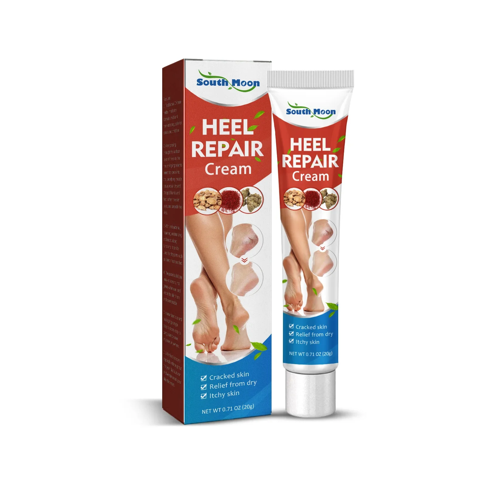 South Moon Heel Crack Repair Cream Anti-Drying Cracked Removal Dead Skin Hands Fungal Beriberi Treatment Ointment