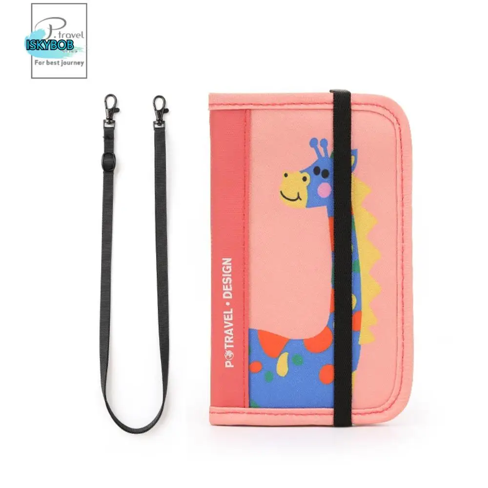 

Card Holder Nylon Passport Bag Purse Passport Cover Passport Clip Card Case Airplane Check-in Certificate Storage Bag Women