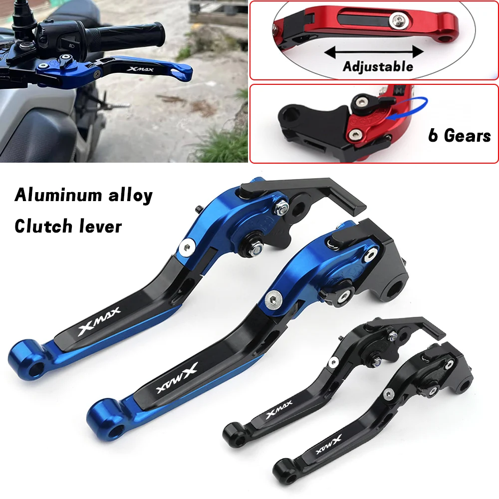 

Для Yamaha XMAX 125 250 300 400 Xmax 300 Xmax 400 2017-2022 мотоциклетный рычаг тормозной муфты регулируемый комплект аксессуаров