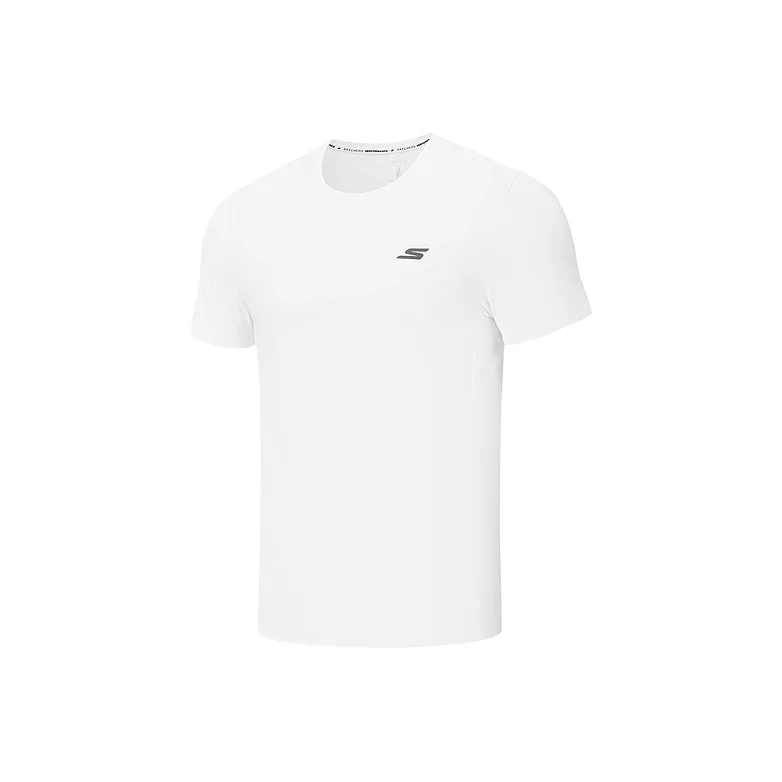 Skechers Comfortable Sports Collection T Shirt Men's Bright White P325M042-0019
