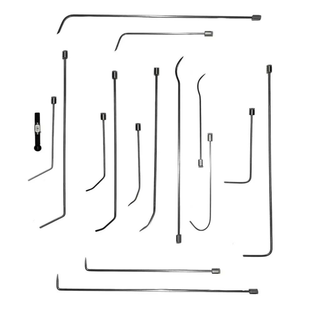 

Bursa Edition 16 Piece Custom Paintless Dent Repair Rod Set Precision-Crafted for Professionals Stainless Steel