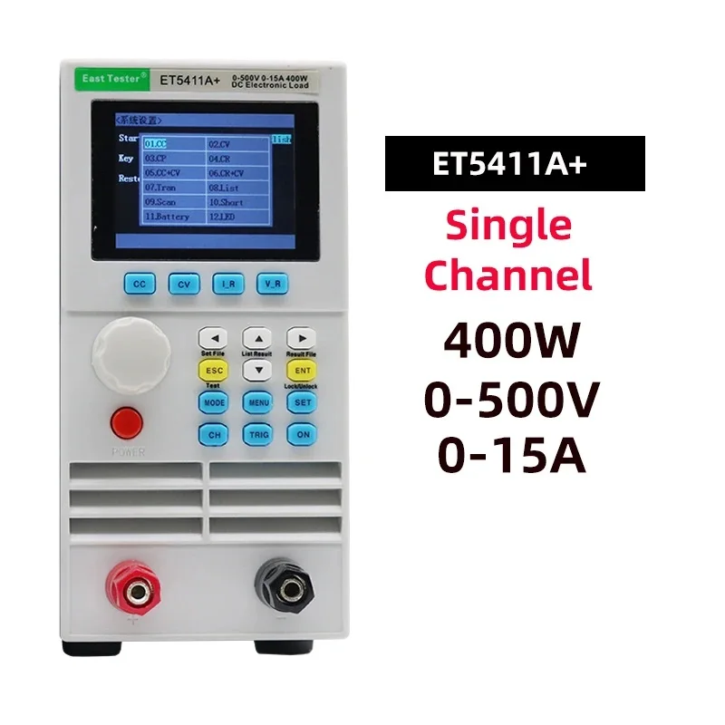 East Tester Programmable DC Electronic Load ET5410A+ Single/Dual Channel Battery Capacity Test 150V 40A 400W ET5411A+/ET5420A+El