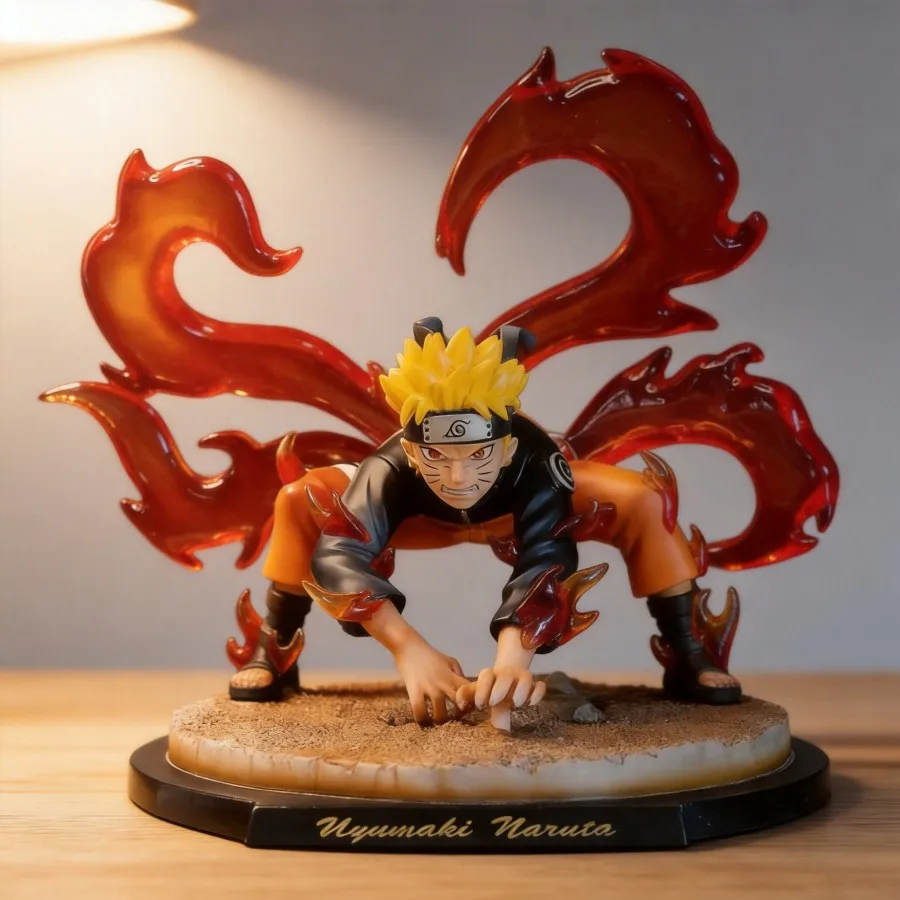 

Naruto Naruto Uzumaki 20cm Premium Four Tails Nine Tails Garage Kit Action Figure PVC Anime Collectible Gift