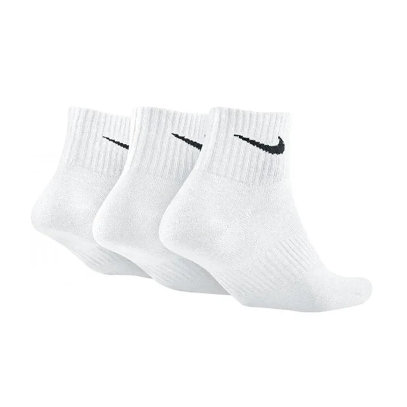 Nike Lightweight Unisex Sports Socks Men's And Women's 3 Pairs Casual Breathable Tube White Short Socks M L XL SX4706