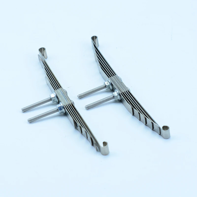 1:14th Scale 2pcs Metal Shock Absorber Leaf Spring for Tamiya RC Truck SCANIA 770S R620 VOLVO BENZ Arocs MAN TGX Car Accessories