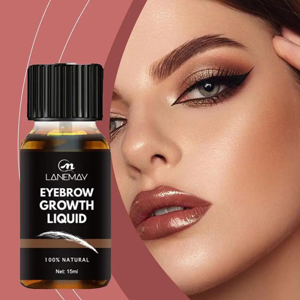 Serum wzmacniające brwi 15ml Serum na porost brwi dla grubszych brwi Olejek esencjalny dla pełniejszych i grubszych brwi F7D4