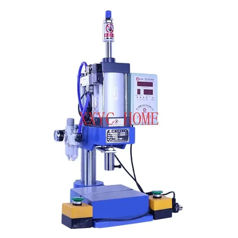 Punching Machine 500KG Column Manual Pneumatic Press Small Adjustable Force Pneumatic Punch 110V / 220V Type 100