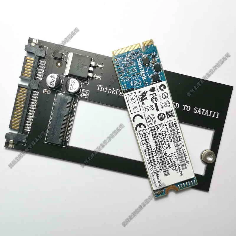 ThinkPad X1 الكربون SSD إلى Sataiii بطاقة محول الحالة الصلبة إلى Sataiii