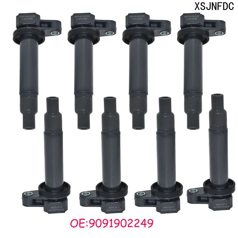 1/4/8PCS 90919-02249 Ignition Coils for Lexus GS430 LS430 Toyota 4Runner Tundra Sequoia UF230 UF493