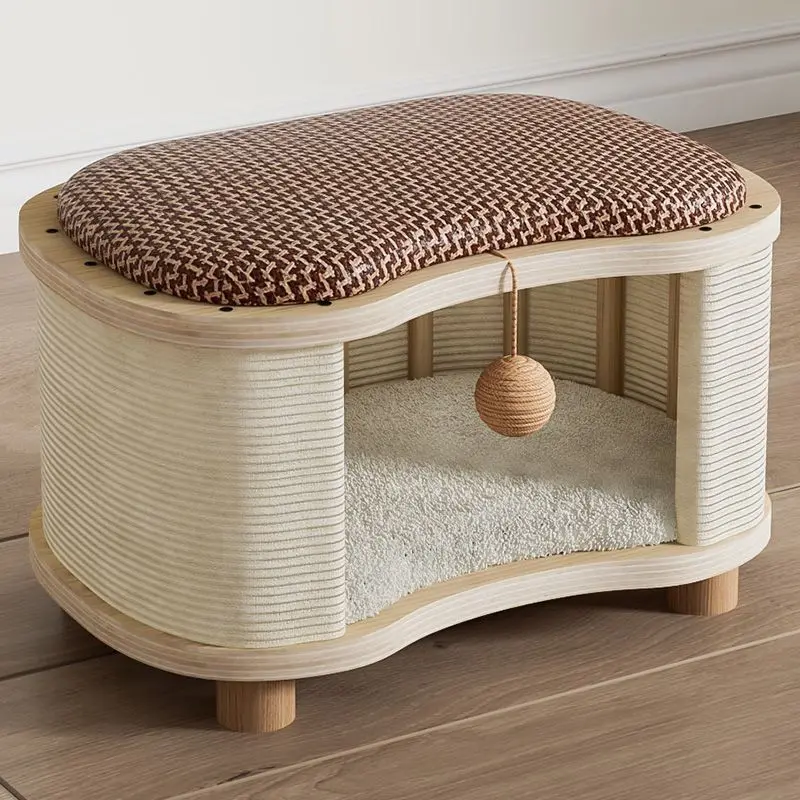 

Shoe changing stool cat nest stool closed winter and summer dual-purpose cat nest to keep warm winter and summer pet tent nest c