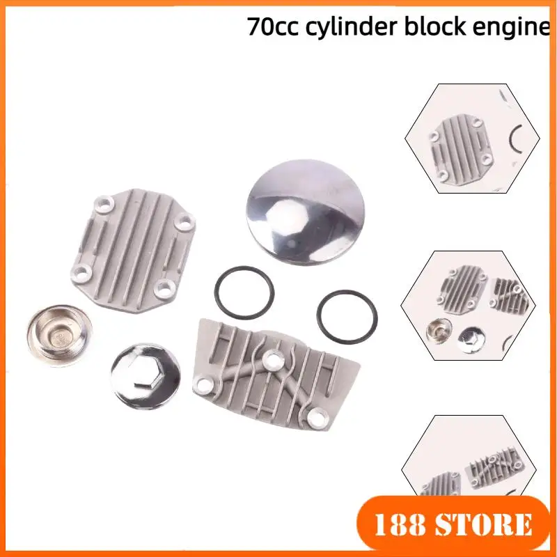

GOOFIT Cylinder Head Cover Set Replacement for 50cc 70cc 90cc 110cc ATV Quad Panther Peace Baja Redcat