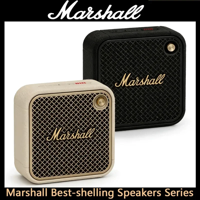 

Портативная беспроводная Bluetooth-колонка Marshall Willen Mini с водонепроницаемым сабвуфером для дома и улицы, хит продаж для кемпинга и походов