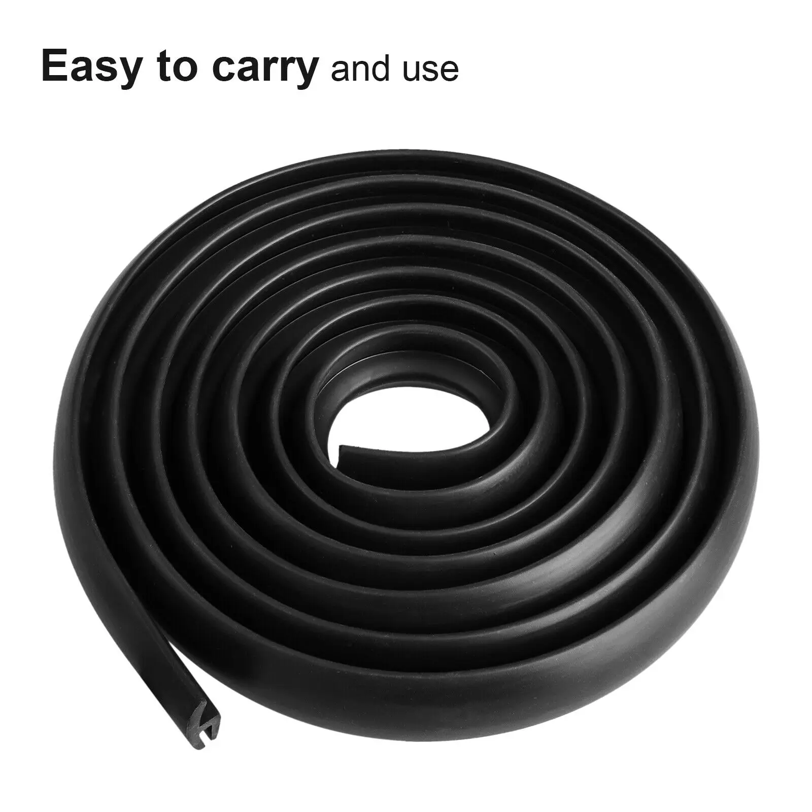 Front Window seal 1.7Meters 1Roll Accessory Black Car Panel Parts Rubber Sealed Trim Moulding Strip High Quality