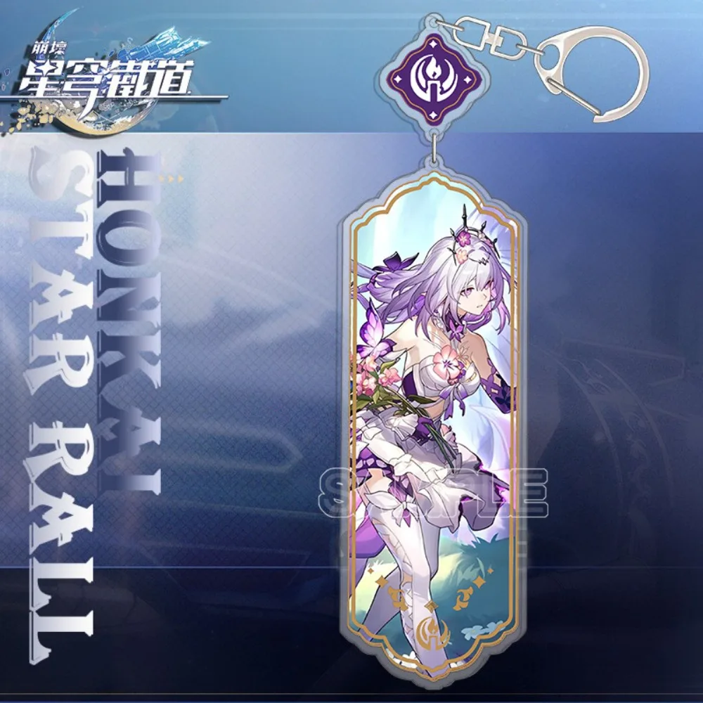 Honkai: Star Rail Anime Merch Pendant Dr. Ratio Gallagher Aventurine Acheron‌‌ Huohuo Key Decorations Keychain Fan Must-Have