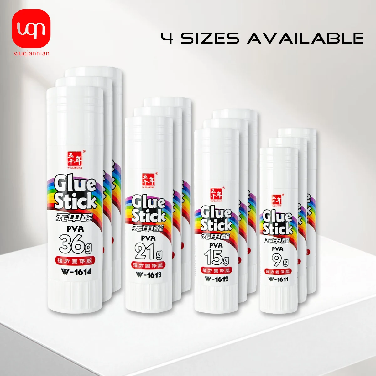 

WQN-10PCS White Solid Glue Sticks, Large Capacity for Office,Children’s Craft Classes, School Glue Sticks,Student Supplies 9-36g