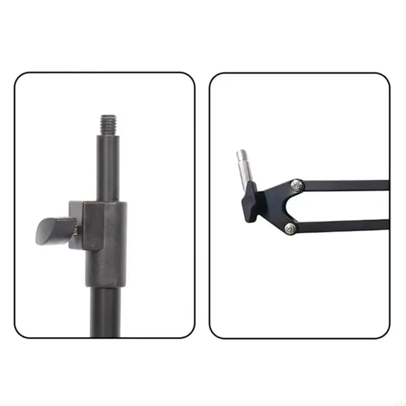 T23C Height Extension Rod 3/8Inch Male To 3/8Inch Female For Recording Equipment, Desktop Cantilever Microphone Stand