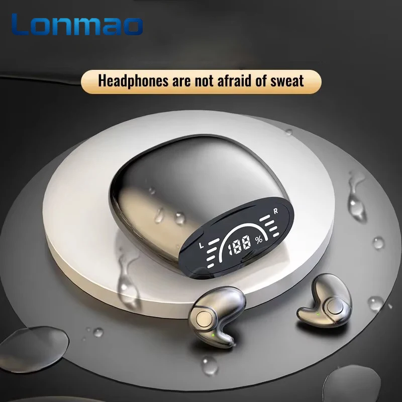 Беспроводные наушники Lonmao Sleep Invisible Earbuds MD528: миниатюрные спортивные стерео-наушники Bluetooth 5.3 со скрытым шумоподавлением