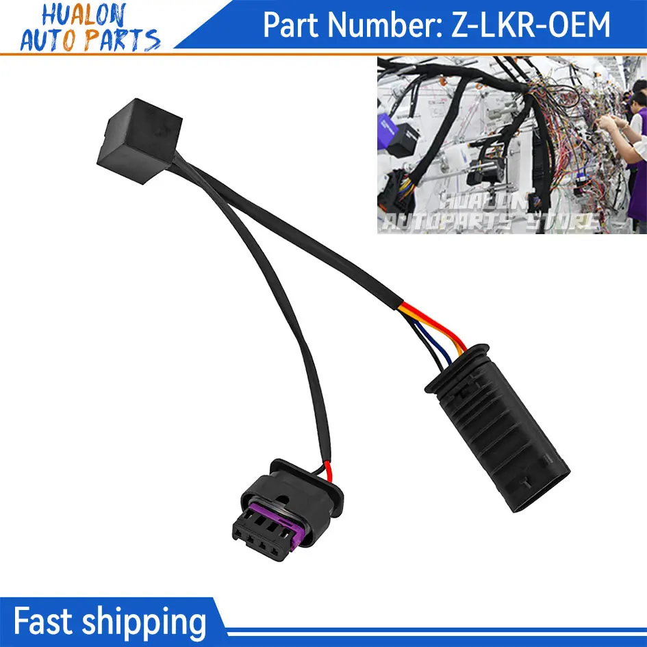 Z-LKR-OEM Locker Sensor Bypass Harness fit for Jeep Wrangler JL/JLU and for Gladiator JT Rubicon 2018-2023
