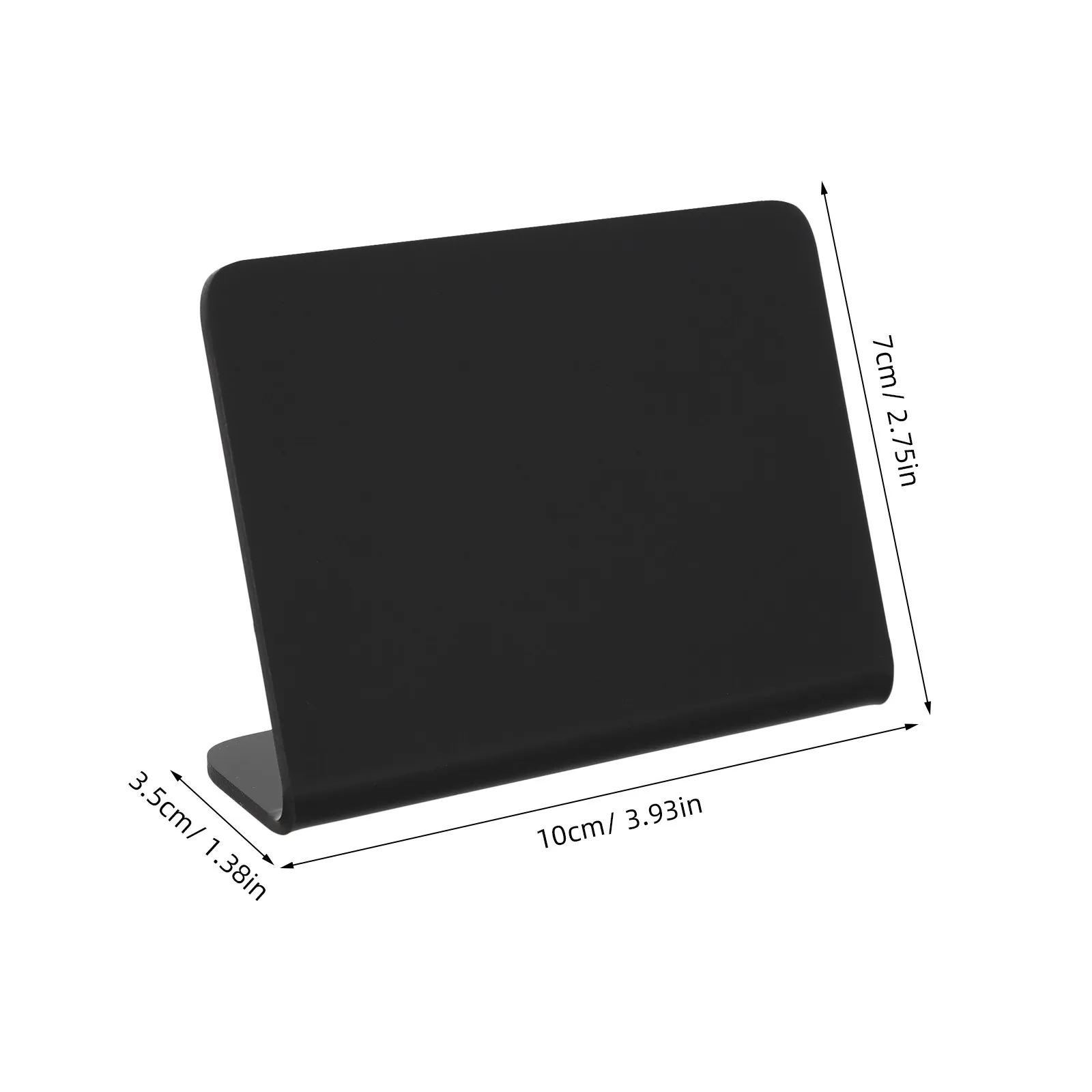 6Pcs Small Acrylic Blackboard Reusable Message Board Wedding Table Decor Creative Memo Board Erasable Home Office Decoration