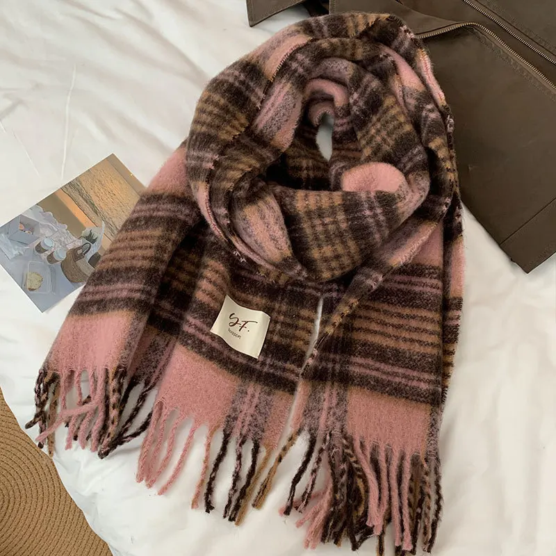 

Новый женский зимний шарф Maillard: элитный, стильный, универсальный, утолщенный, в корейском стиле, для осени и зимы