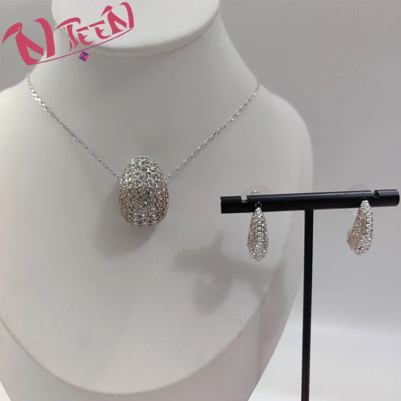 High Quality Original Women's Jewelry Set, Dextera Series with Diamond Shape Jewelry Set, Suitable for Holiday Gifts, Party Wear