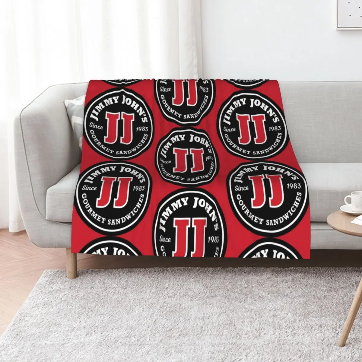 

Resto Sandwich Jimmy John's Throw Blanket Plush for babies decorative Thermals For Travel Blankets
