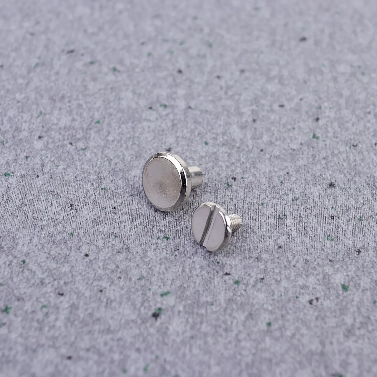 

30 pcs Flat Head Copper Screw For Notebook Belt Harness Craft Diy Notebook Fastener 5Mm 6.5Mm 8Mm Silver