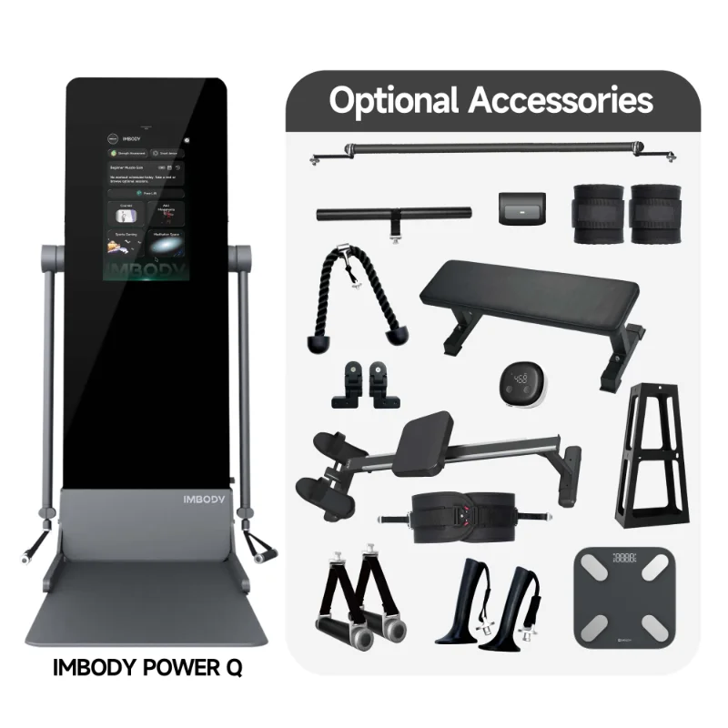 Smart Fitness Mirror & Multi-Gym Machine with 23.8
