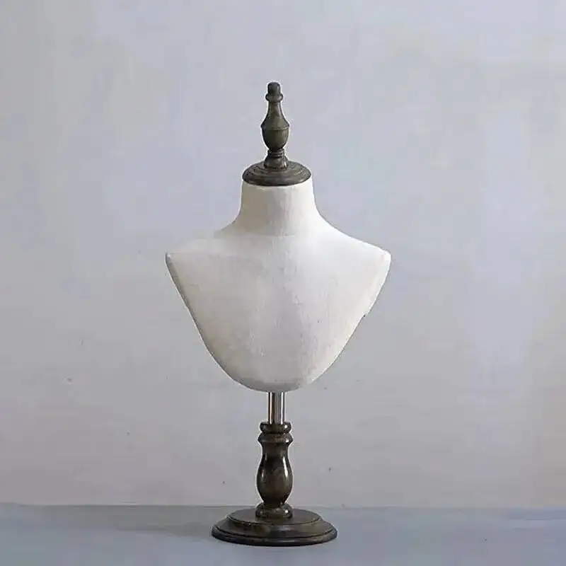 with Head Wood Mannequins for Mannequin Women's Clothing Base Store Can Solid Insert Pins Necklace Sewing Scarf Display Stand