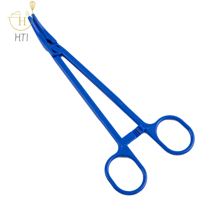 Medical  Hemostat Forceps Sharp Mouth Pliers Surgical Cottonball Sponge Clamp