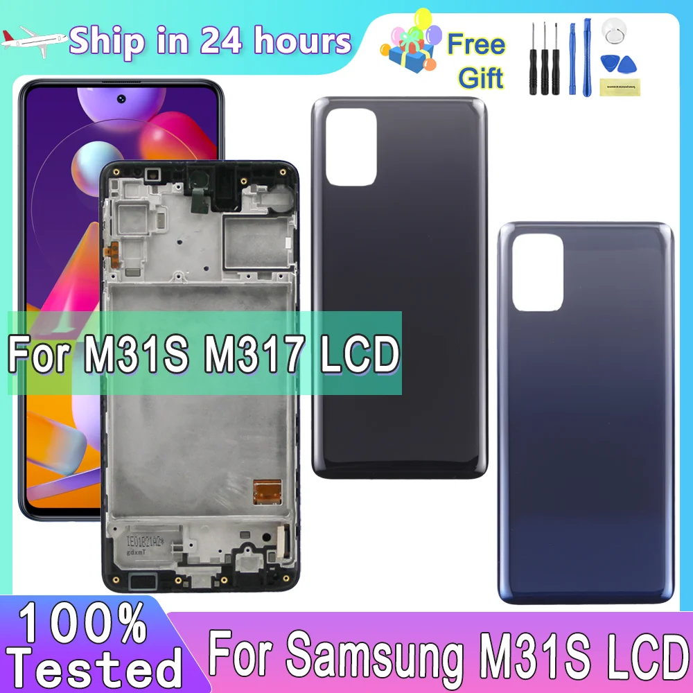 

6.5''Display M31S Screen with frame, For Samsung For M317 M317F M317F/DS LCD Display Touch Screen Digitizer Assembly Replacement