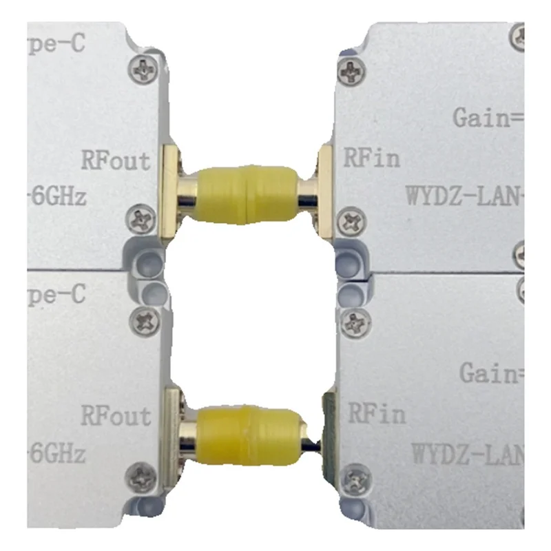

High Quality-LAN 10M-6Ghz High Flatness Amplifier Gain RF Drive Signal Receiver Radio Drone Satellite SDR Walkie-Talkie