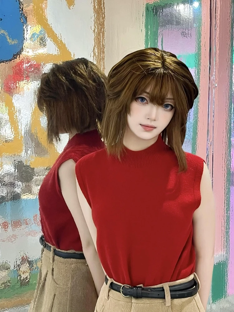 زي تنكري لشخصية أراي شينيتشي من أنمي المحقق كونان، شعر رمادي للأطفال، يشمل الفستان والإكسسوارات