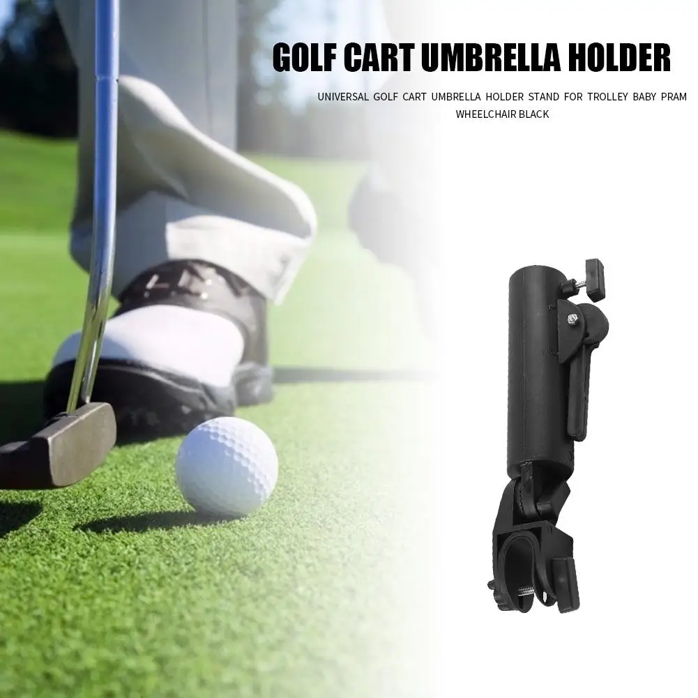 Golfkar Parapluhouder Dubbele slotconnectorstandaard voor trolley Outdoor Dubbele slotconnector Rolstoelaccessoire