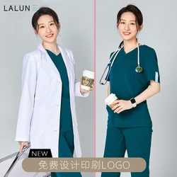 Korean style hand washing clothes female nurse clothes brush hand clothes short sleeve oral hospital pet clinic doctor work clot