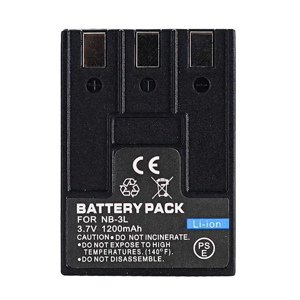 NB-3L 1200mAh NB3L Battery For Canon Powershot SD550 SD500 SD110 SD100 SD10 Digital IXUS 700 750 i5 Digital 30 600 D20 D30