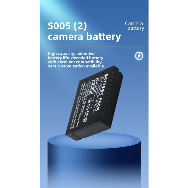 Obrázek 6: S005 baterie 3.7V 1050mah dobíjecí akumulátory a nabíječka pro panasonic GX20 FX100 FX50 LX3 LX2 FX9 GR2 kamera baterie