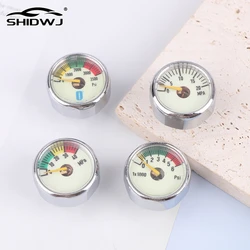 Hava Mini mikro basınç ayar manometresi | Konu M10 M8 | 5MPA 10MPA 20MPA 30MPA 35MPA 40MPA 300BAR 3500PSI 5000PSI 6000PSI