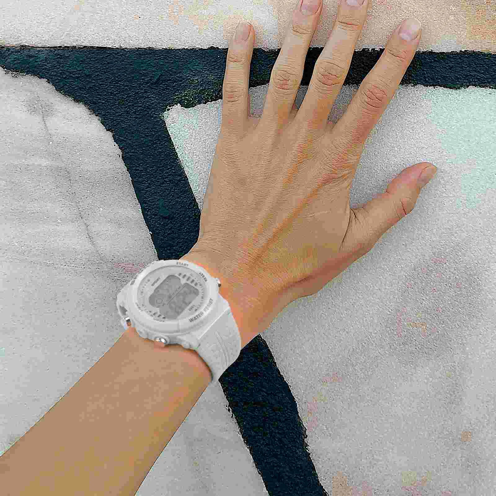 Sports Watch Men's Watches Digital Luminous Multipurpose Multi-function Stainless Steel Large Screen Child