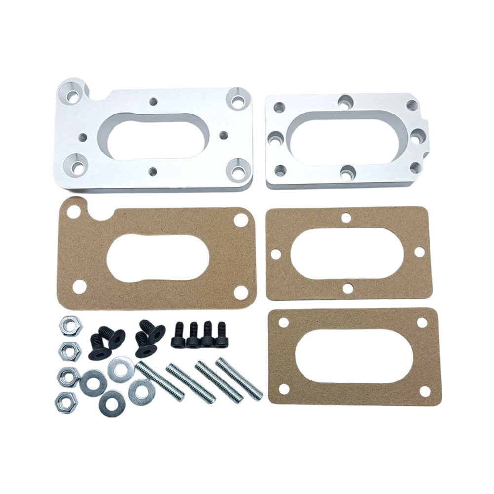 Carburetor Adapter Kit For Mazda B2000 B2200 With For Mikuni DGS DGV Aluminum Plate Gasket Replace 99004.675 Generator Parts
