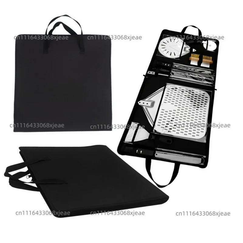Accessories Sets  Turning Peel Spoon Square  Shovel Pizza Tools Set Kit Bag Portable Carry  Kit