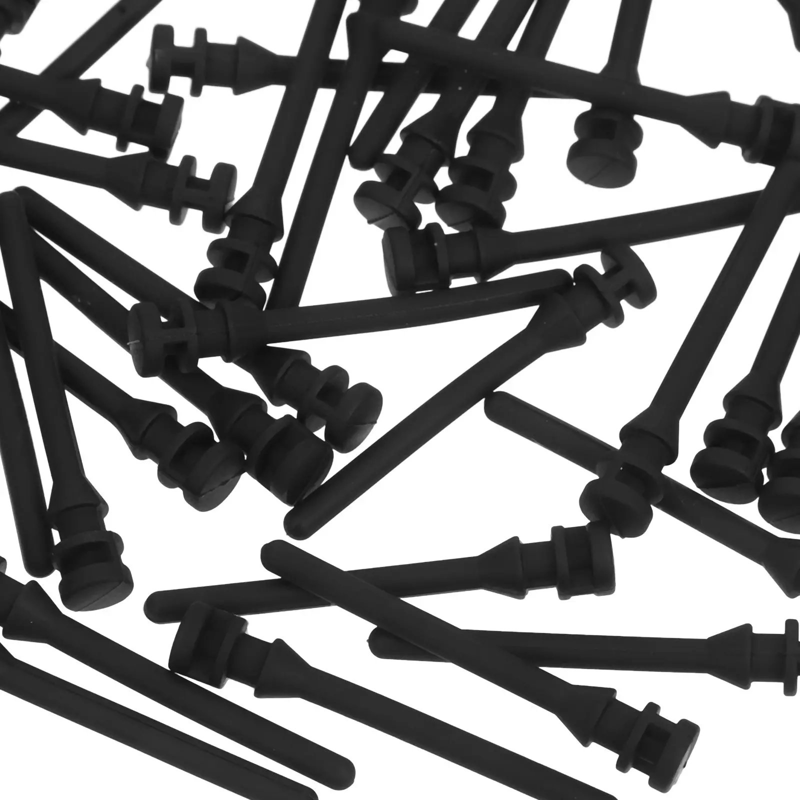 50pcs Fan Absorbing Rubber Nails Computer Case Screws Fan Hardware Cooling Mount Hardware PC Replacement Parts