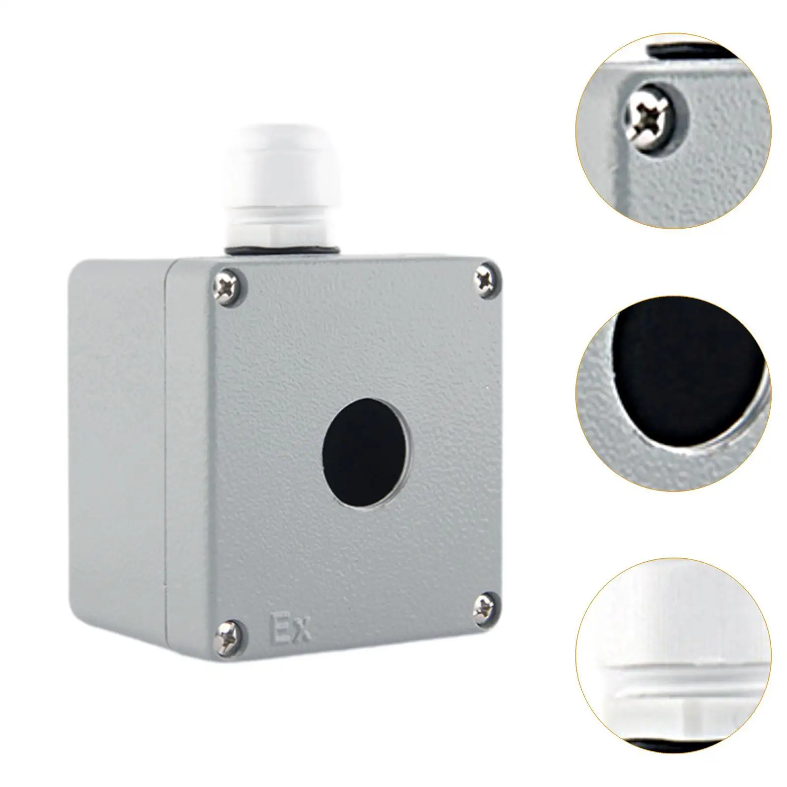 순간 푸시 버튼 스위치 스테이션 박스 IP66 방수 선박 외부 오프너 공장 산업 제어 건설 현장