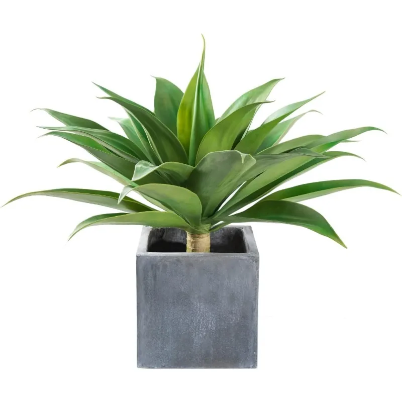 Artificial Plant Outdoor Agave - Large Size UV Resistant Fake Agave Plants for Indoor and Outdoor Succulents Decor(28 Inch)