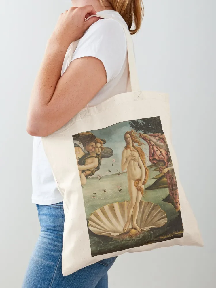 Botticelli: The Birth of Venus, La nascita di Venere, masterpiece of Italian Renaissance Tote Bag Canvas stote bag Tote Bag