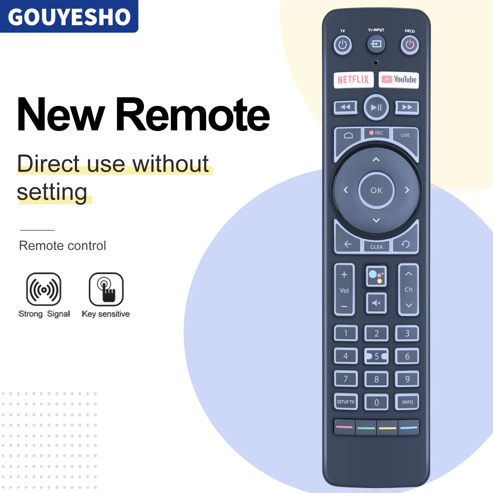 

New Remote Control for ENTEL TV T4HU2011/41KA